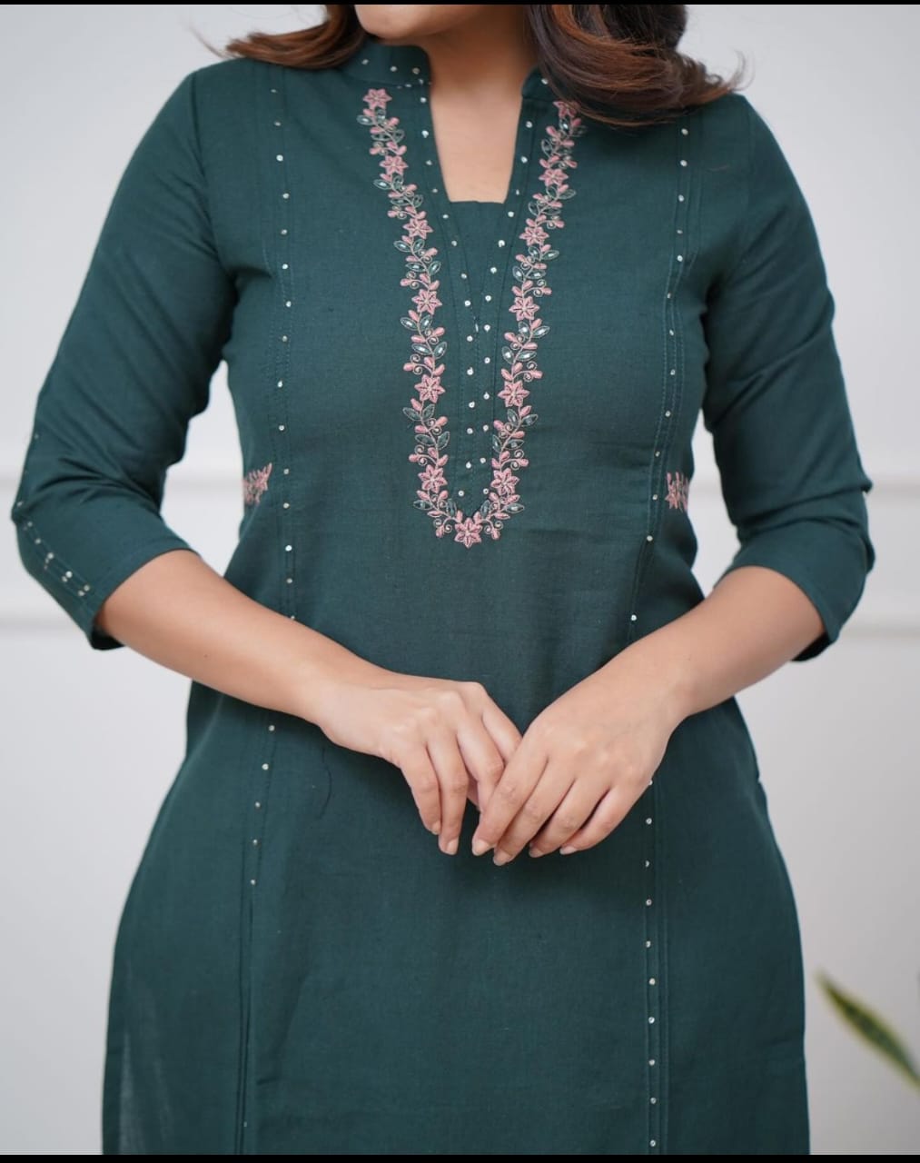 World Class Story Cotton Kurti Set