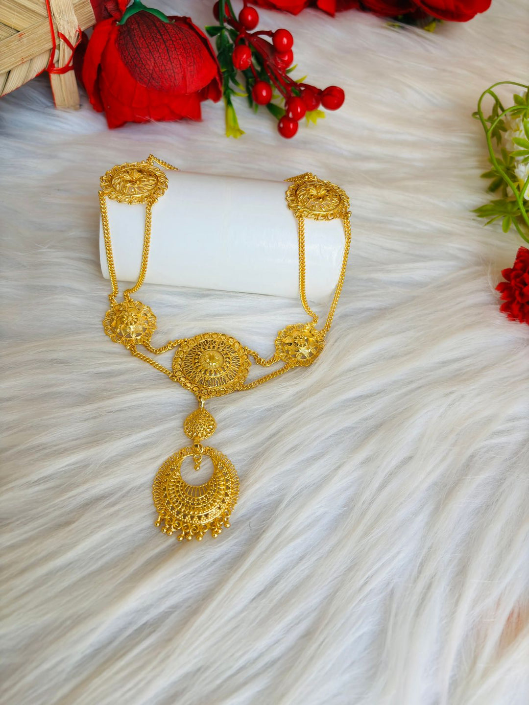 Sheeshphool - Gold Plated Matha Patti (Maang Tikka)