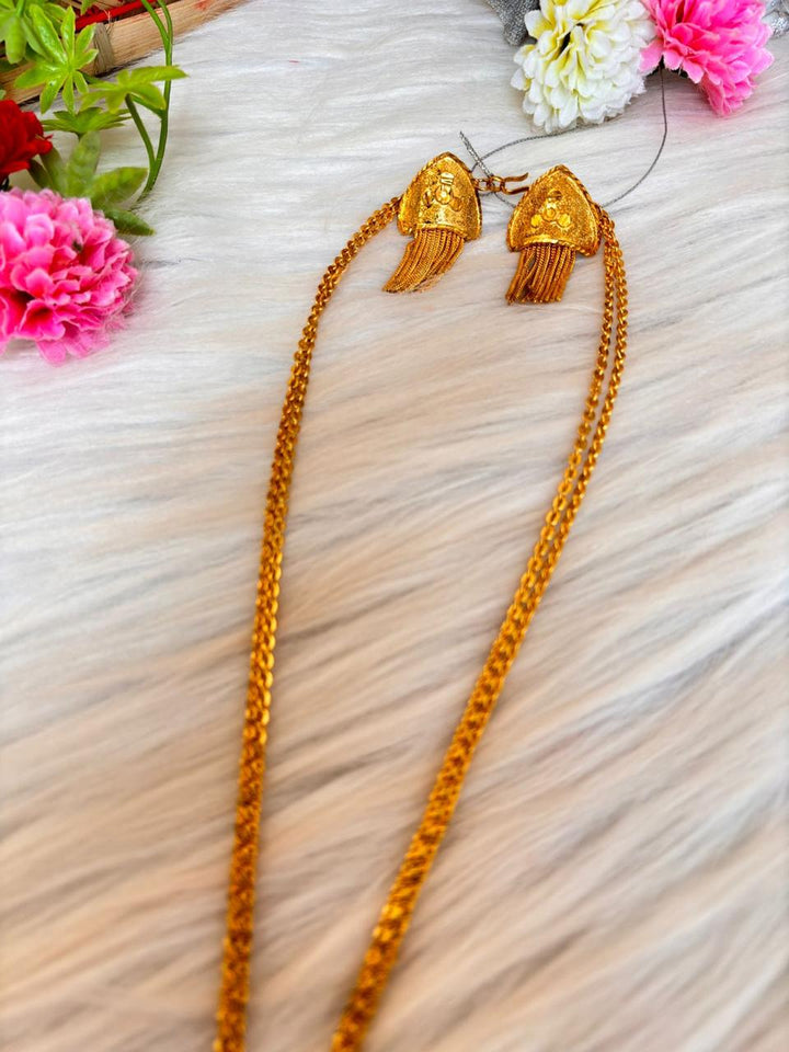 Shining Gold Plated Necklace Set