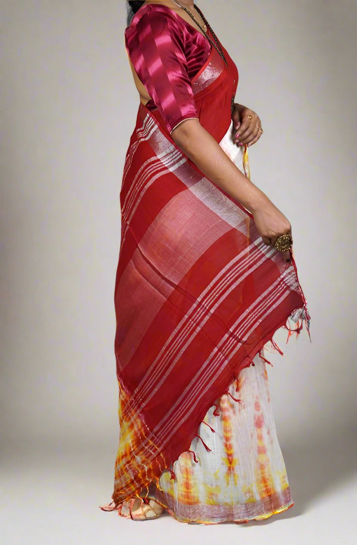 Kiyana -The light Linen Saree