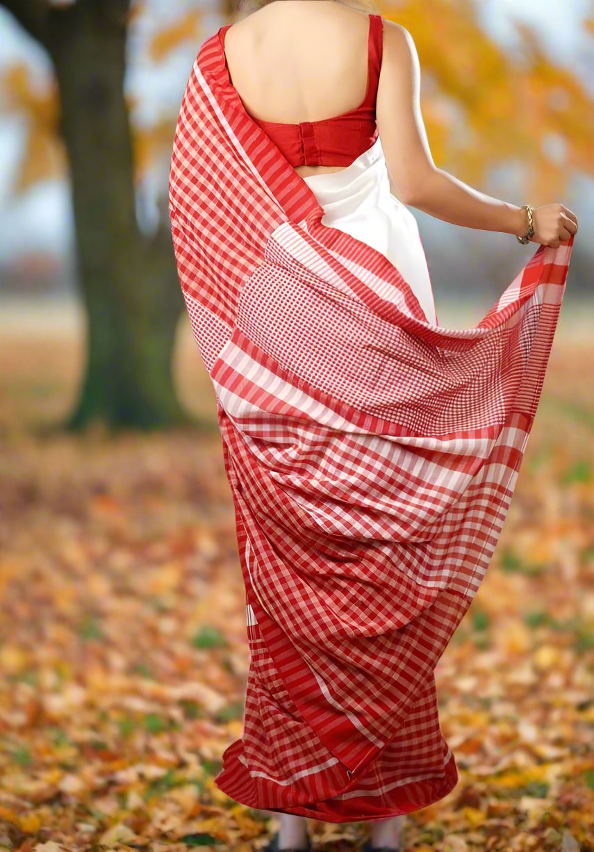 Beautiful In Stripe Cotton Saree