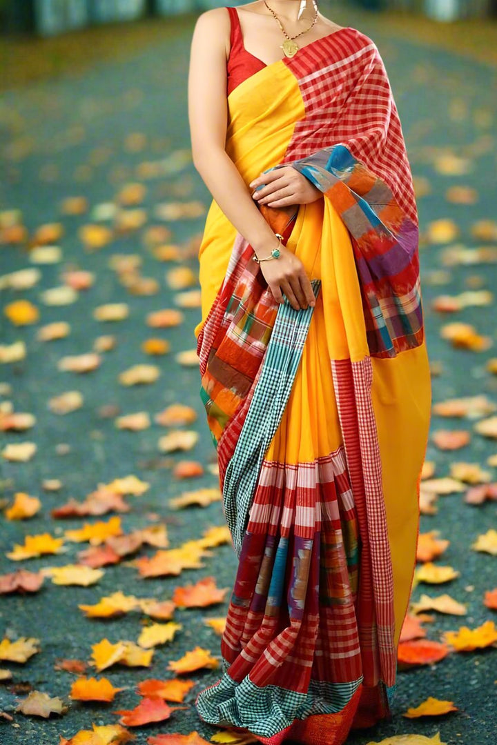 Beautiful In Stripe Cotton Saree