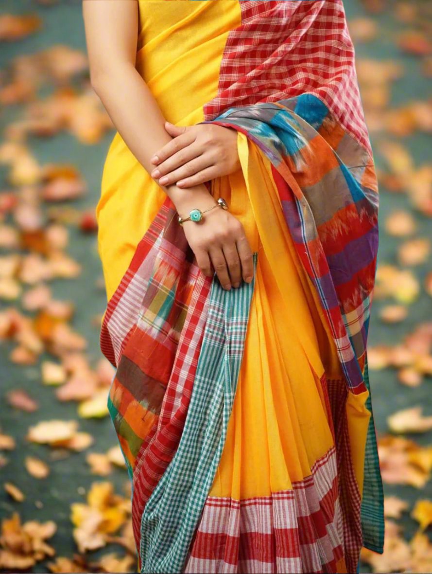 Beautiful In Stripe Cotton Saree