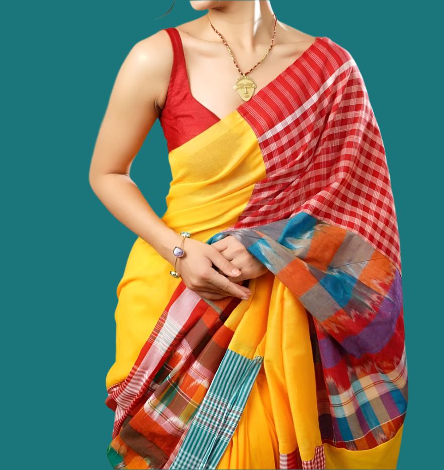 Beautiful In Stripe Cotton Saree