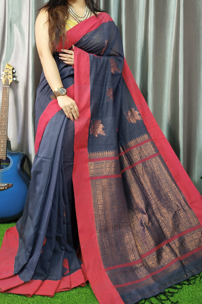 Dhivyasree -The Pure light Khadi Cotton Saree