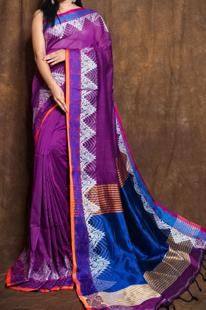 Divija -The True Winner Khadi Cotton Saree