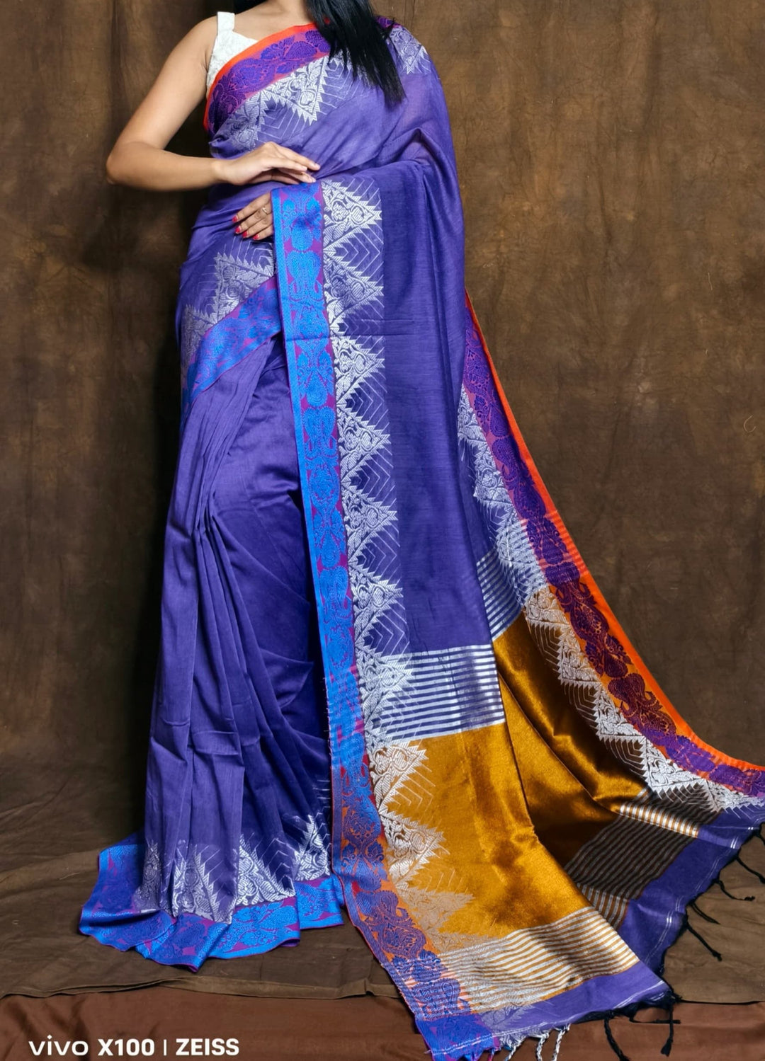 Divija -The True Winner Khadi Cotton Saree