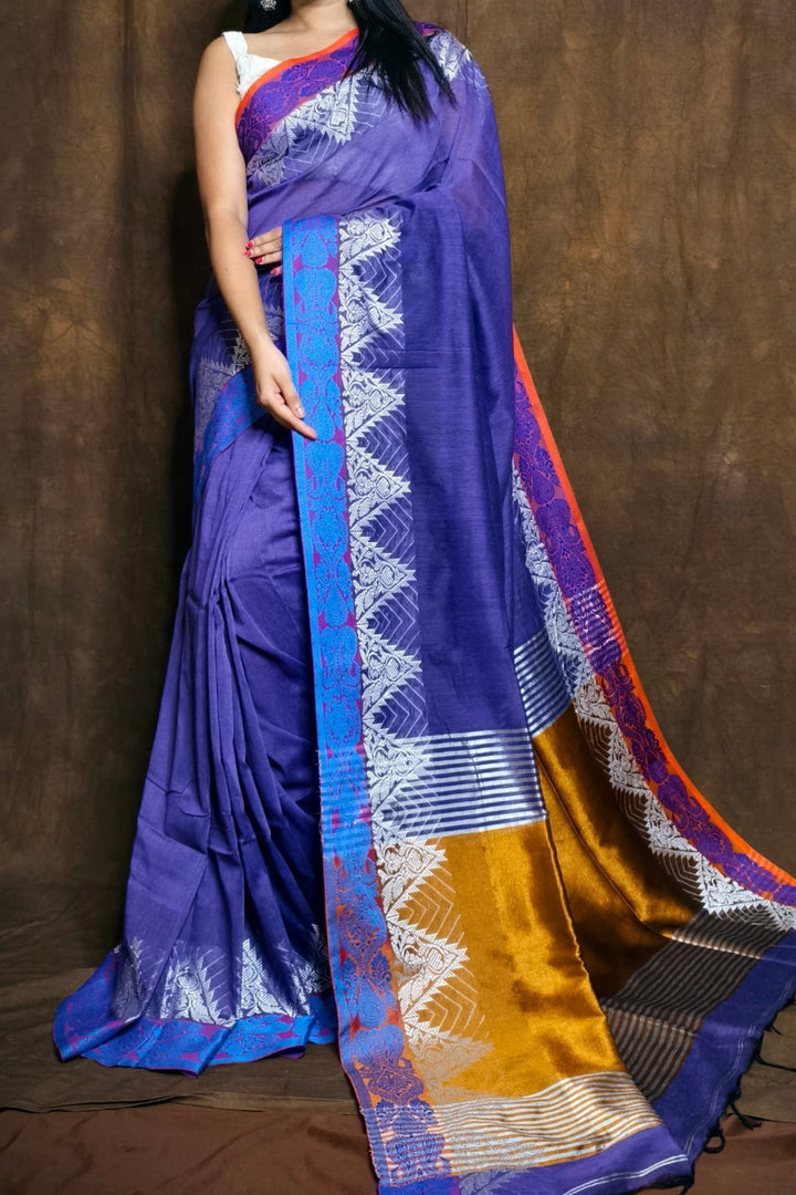 Divija -The True Winner Khadi Cotton Saree