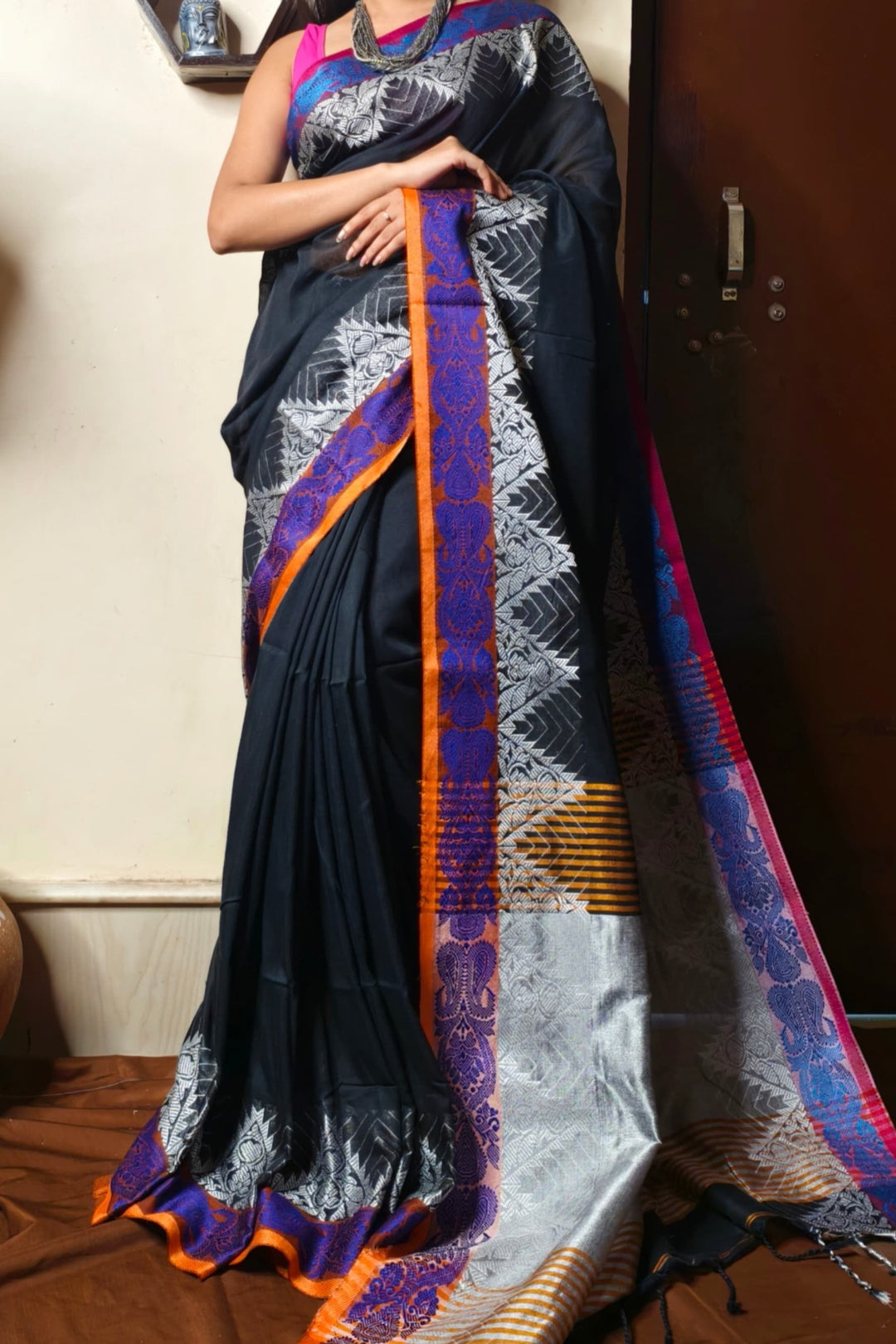 Divija -The True Winner Khadi Cotton Saree