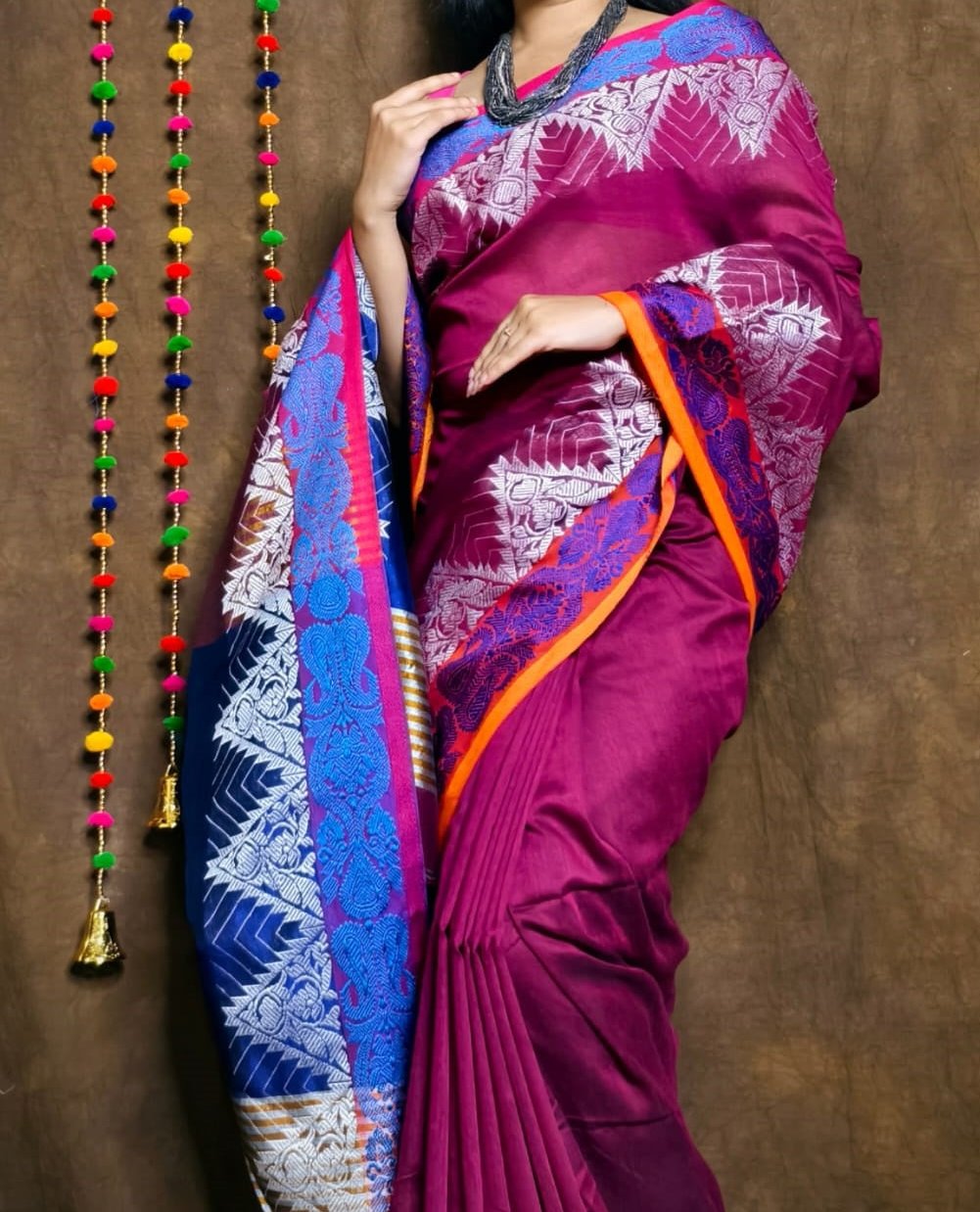 Divija -The True Winner Khadi Cotton Saree