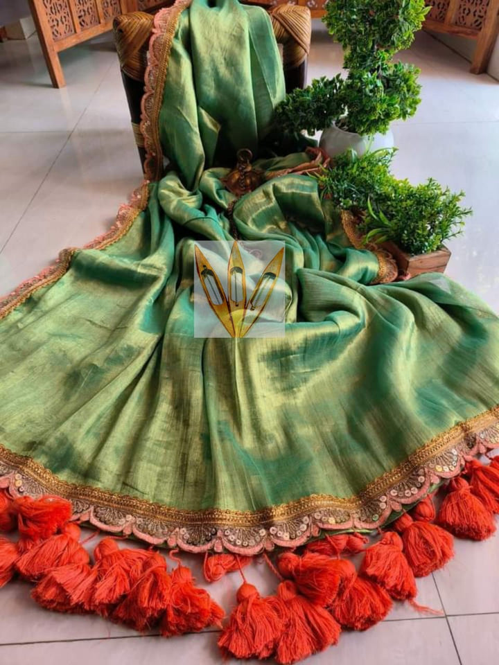 Amrithavarshini -Showers Of Nectar Cotton Tissue Saree