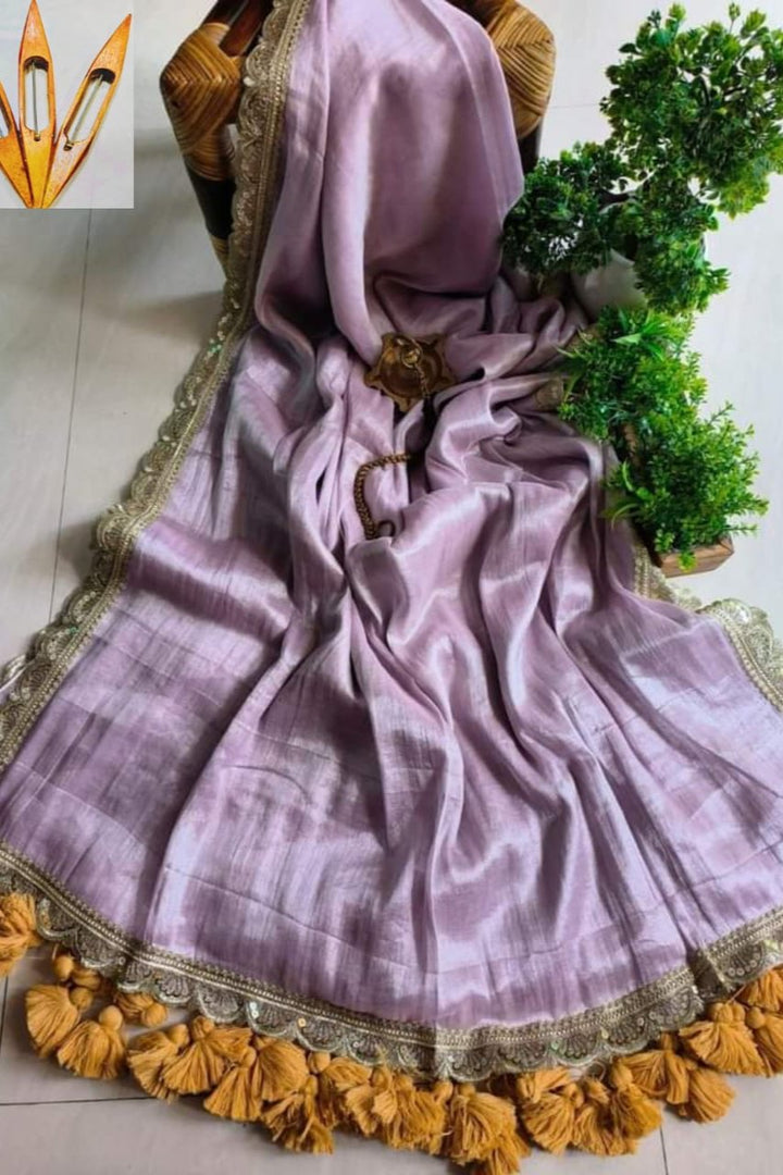 Amrithavarshini -Showers Of Nectar Cotton Tissue Saree