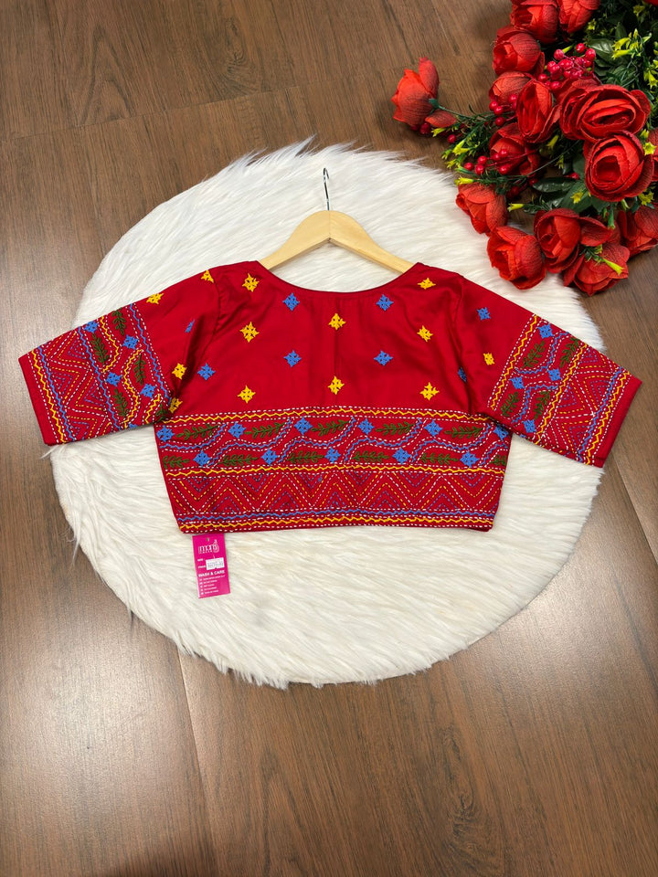 Colors Of Embroidery - Designer Blouse