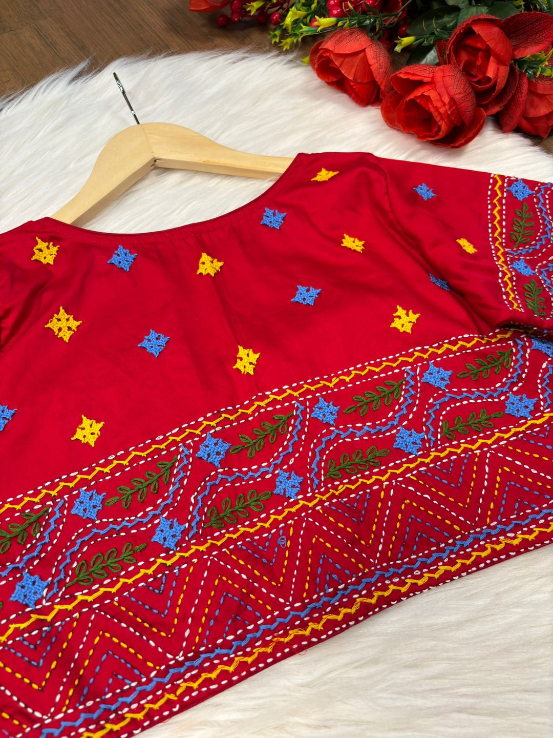 Colors Of Embroidery - Designer Blouse