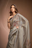 Royal Queen- Zari based Crushed Tissue Saree