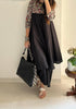 Black Love Cotton Kurti Set