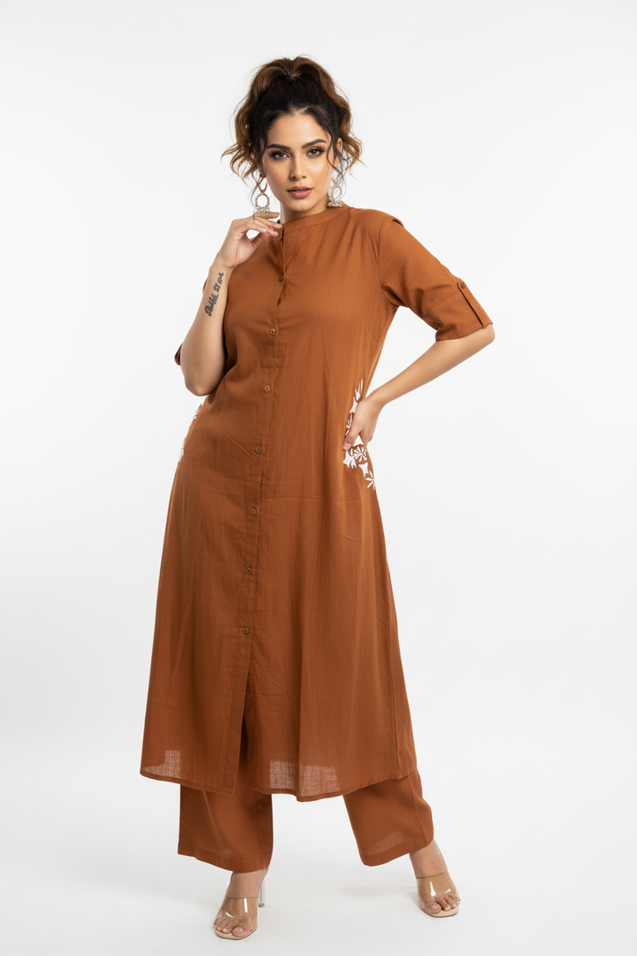 Inspired Artist Cotton Kurti Set