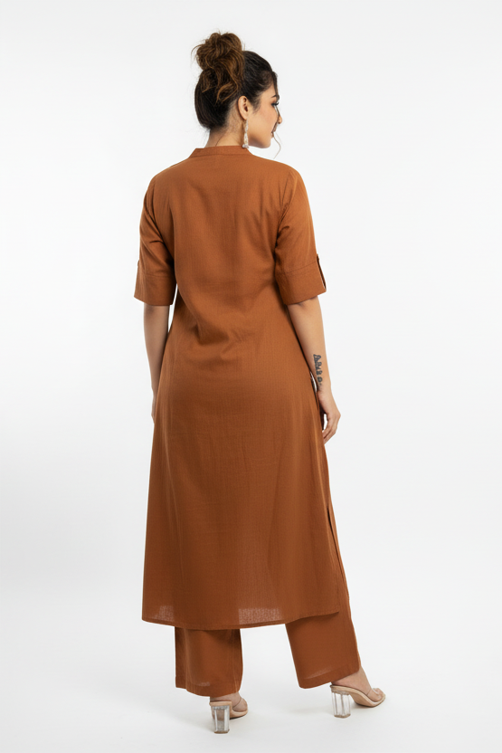 Inspired Artist Cotton Kurti Set