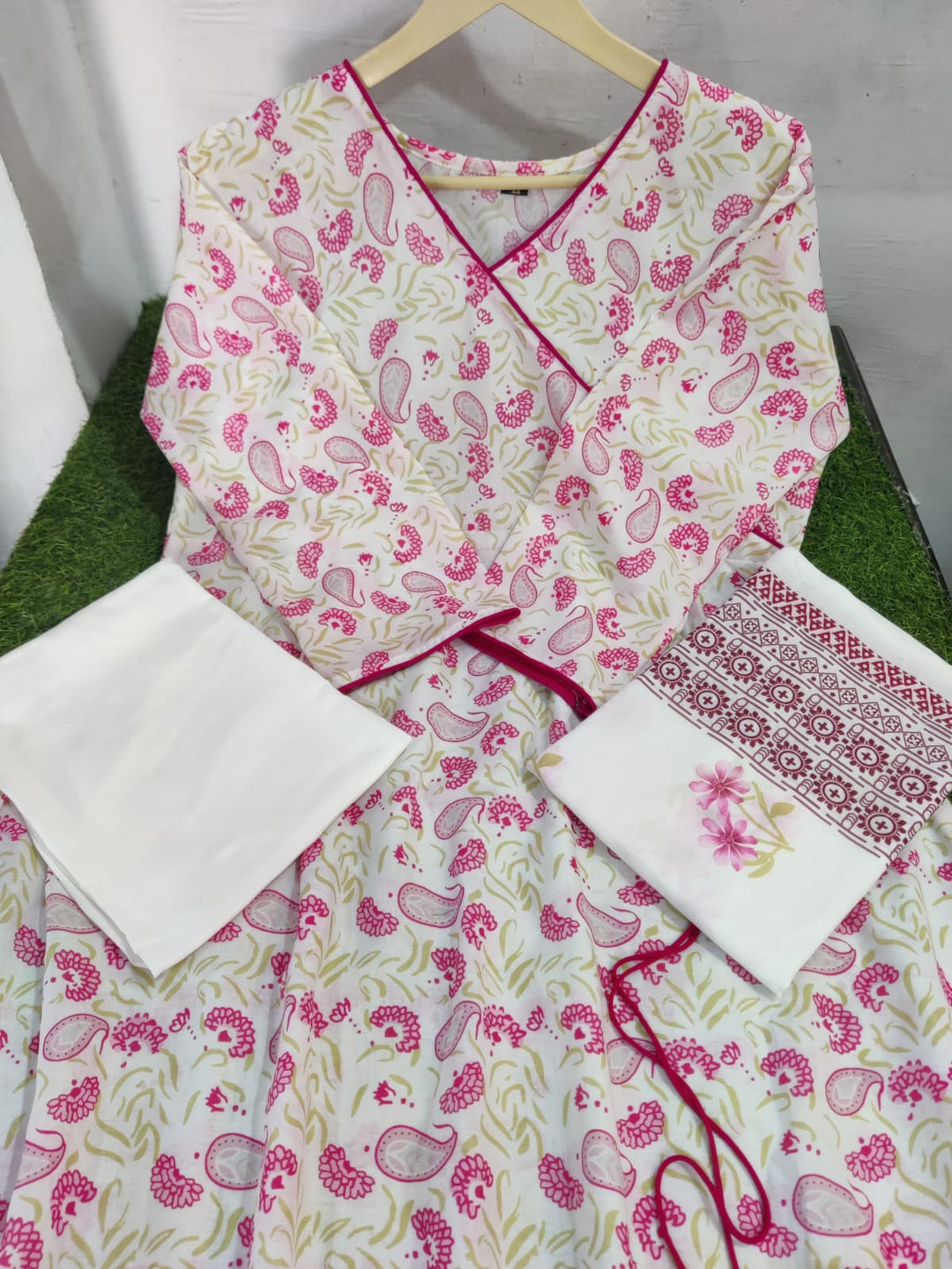 Heart Smiling Cotton Kurti Set