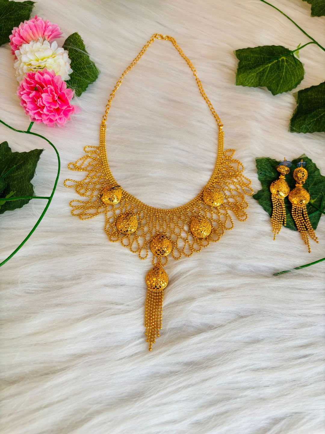 Mangalaya Gold Plated Necklace Set