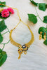 Tridiva Peacock Gold Plated Meenakari Necklace Set