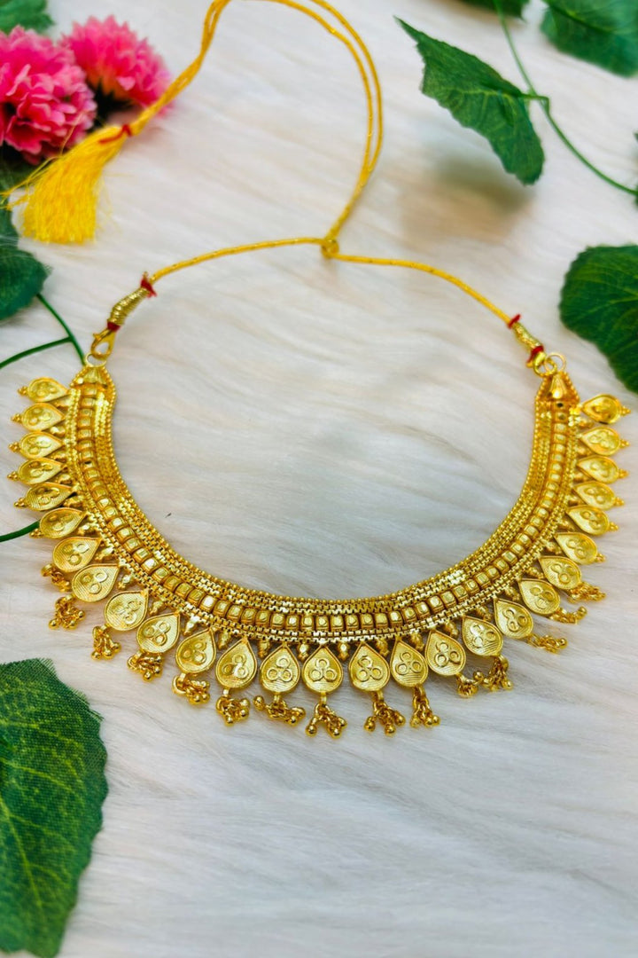 Deveshi Gold Plated Necklace Set