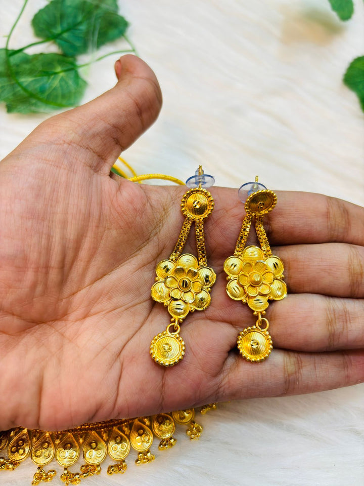 Deveshi Gold Plated Necklace Set