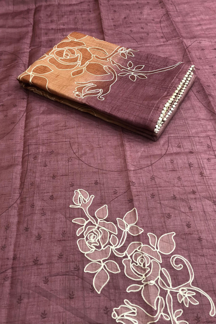 The Lady In Saree Fancy Tussar Silk Saree