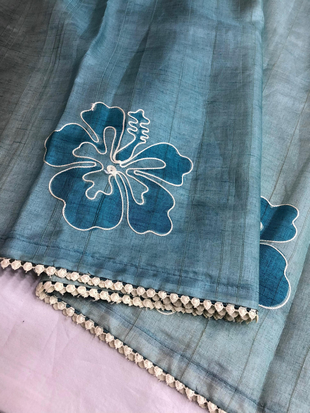 The Lady In Saree Fancy Tussar Silk Saree