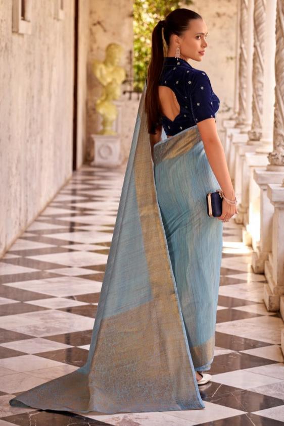 Classic Never Fades Tissue Linen Silk Saree