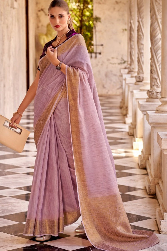 Classic Never Fades Tissue Linen Silk Saree