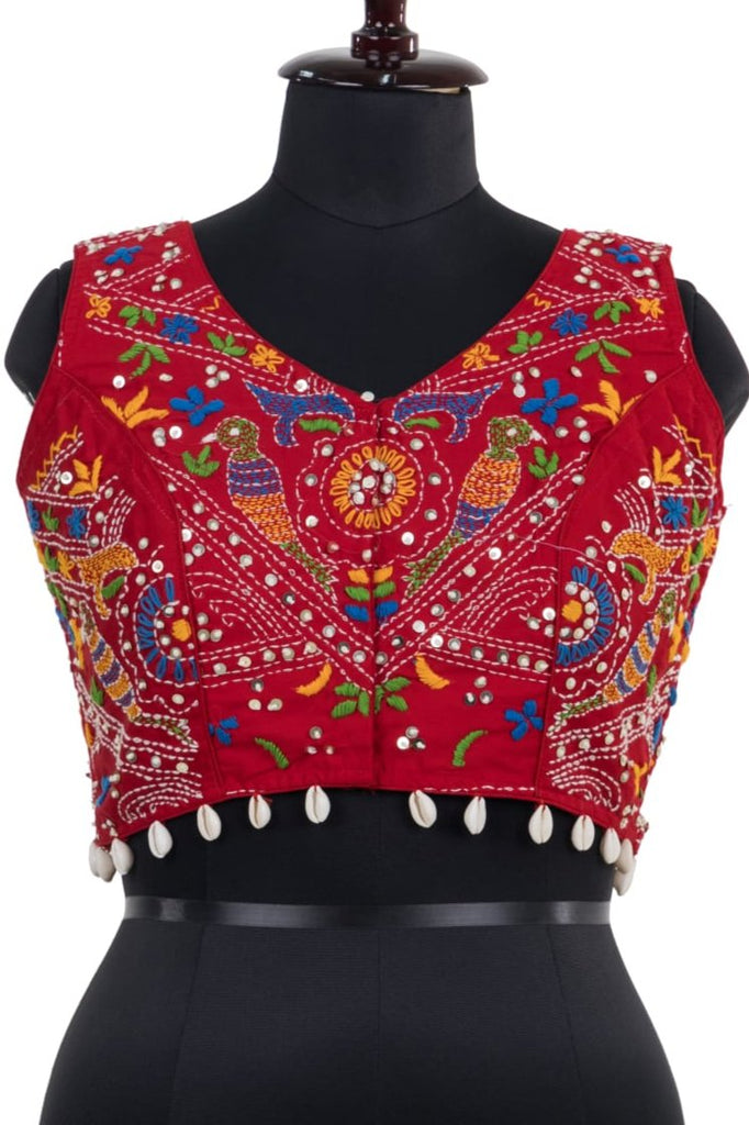 Kantha Raag- Designer Blouse With Handwork