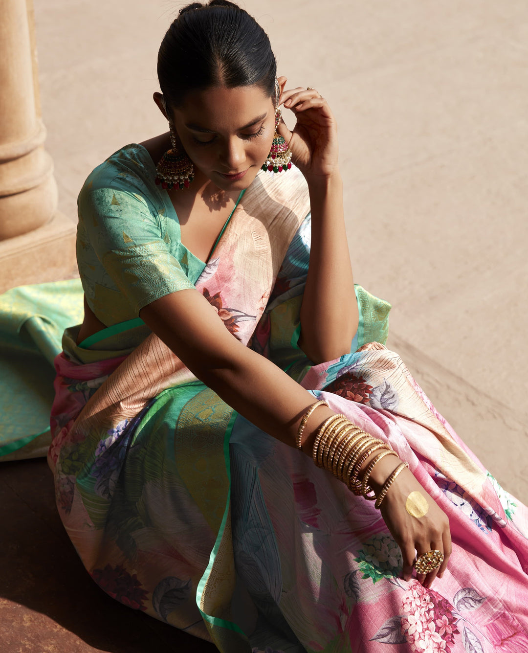 A Drape To Flaunt Fancy Silk Saree