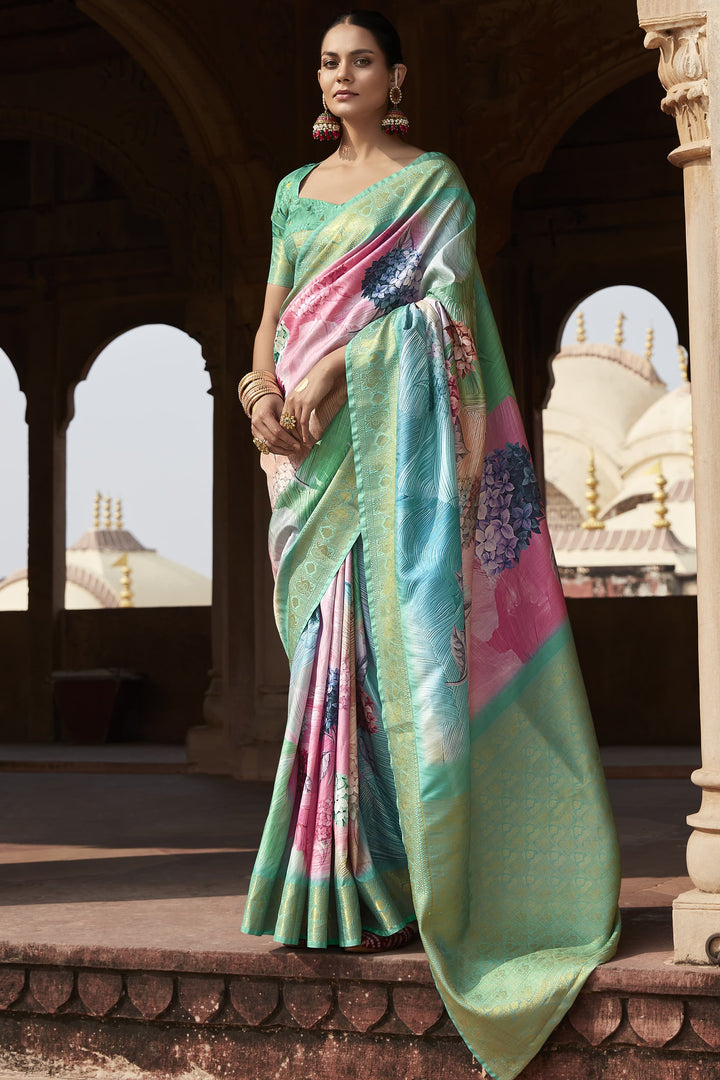 A Drape To Flaunt Fancy Silk Saree