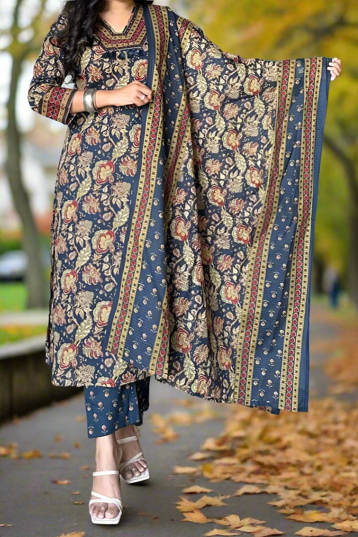 Dreamer And Believer Cotton Kurti Set