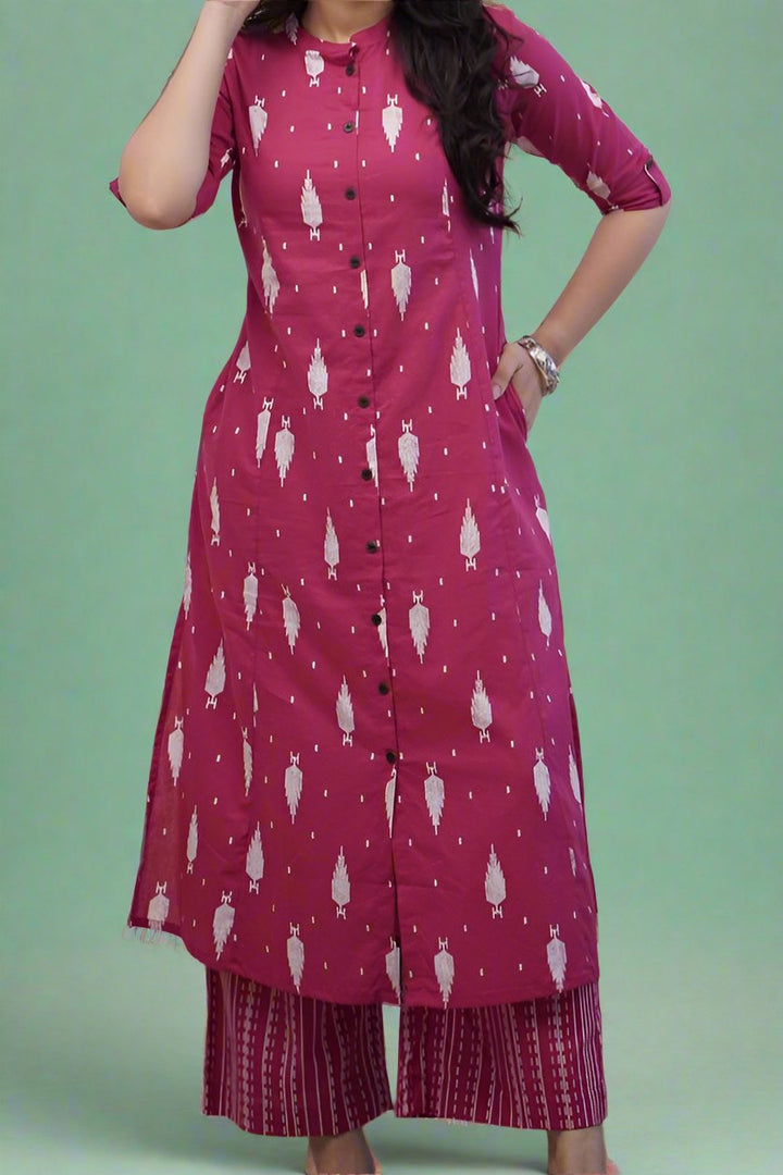 Pink Thrills  Rayon Kurti Set