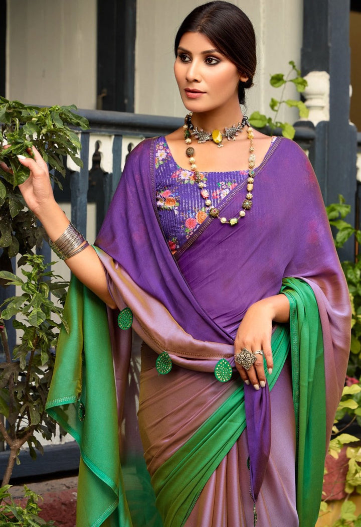 Feminine Sprit Chiffon Saree