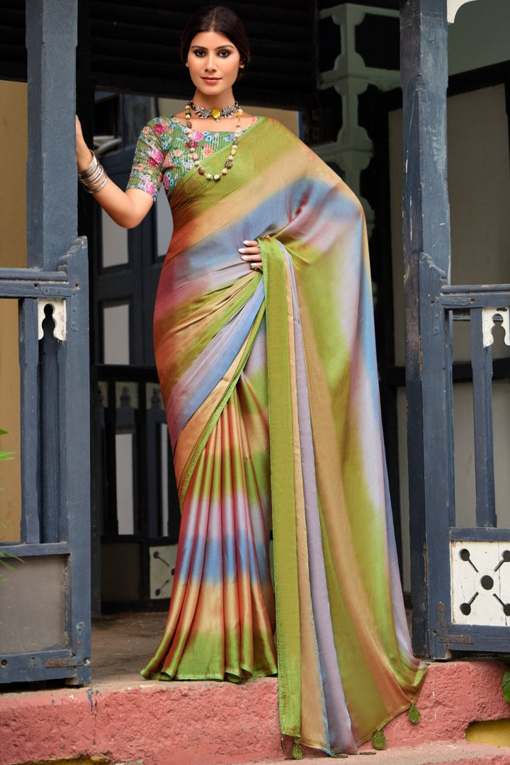 Feminine Sprit Chiffon Saree