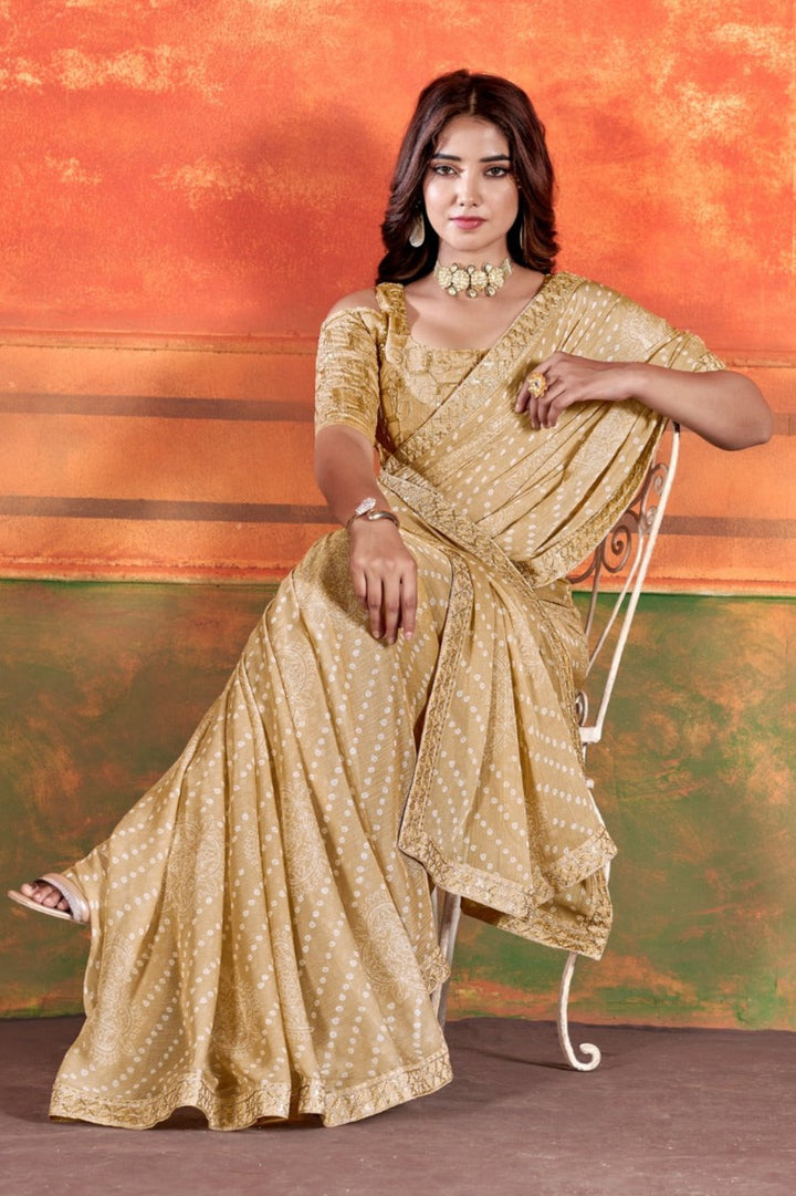 Sweetness Of Life Fancy Chiffon Saree