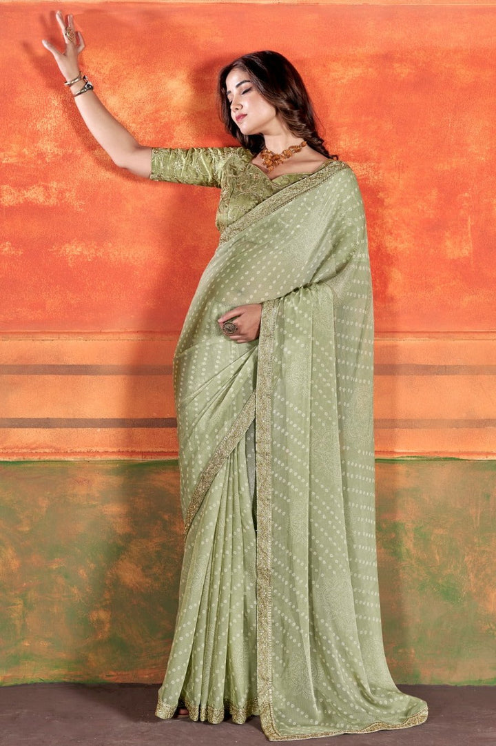 Sweetness Of Life Fancy Chiffon Saree