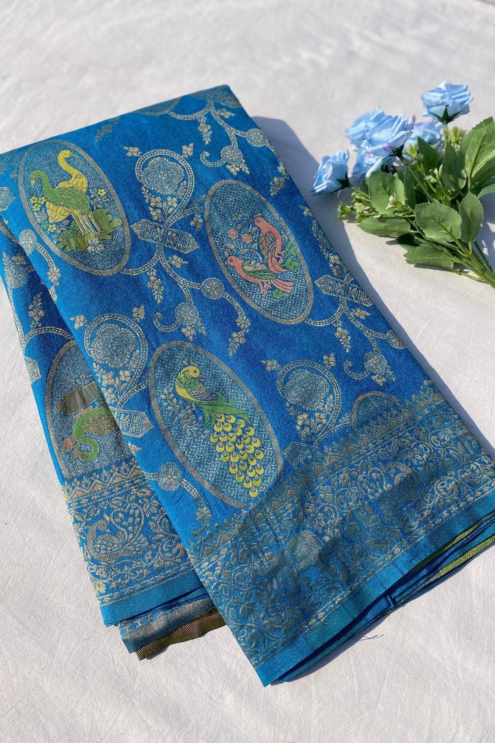 Shape Your Story Banarasi Matka Silk Saree