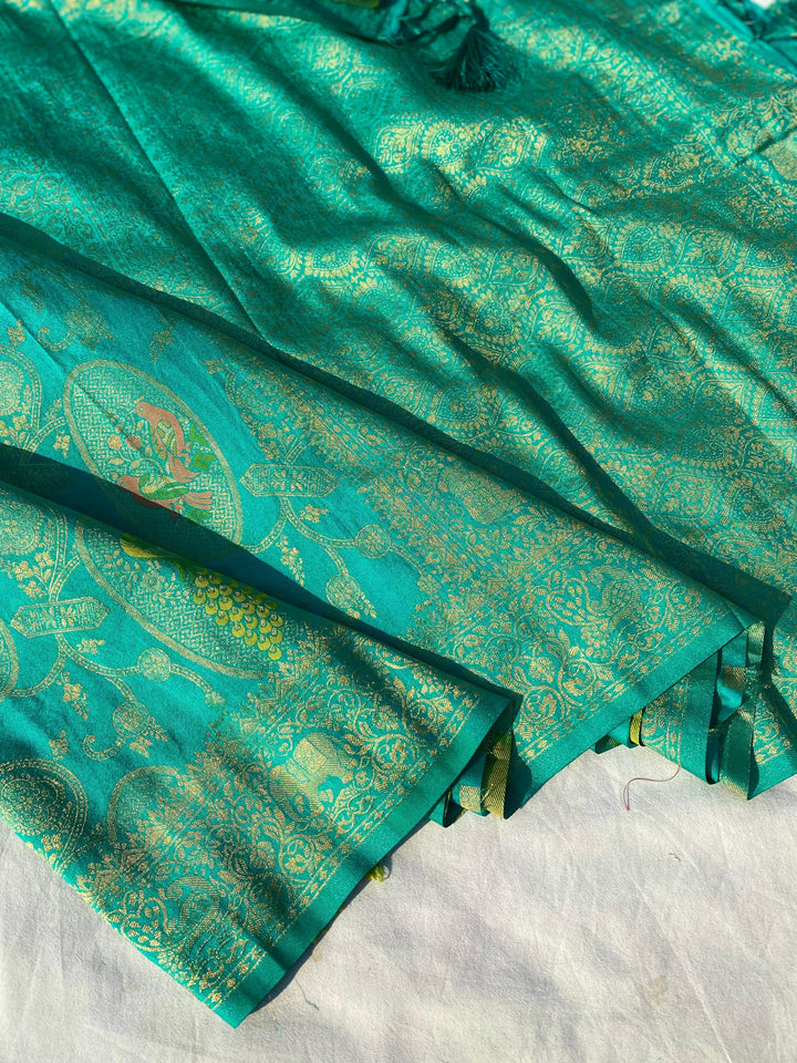 Shape Your Story Banarasi Matka Silk Saree