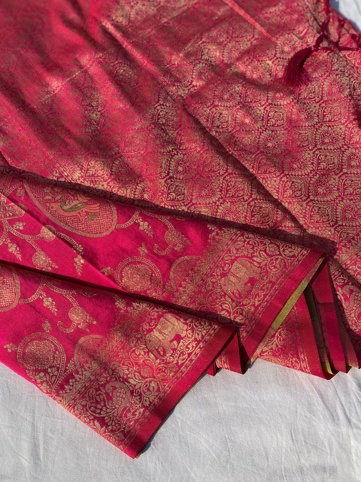 Shape Your Story Banarasi Matka Silk Saree