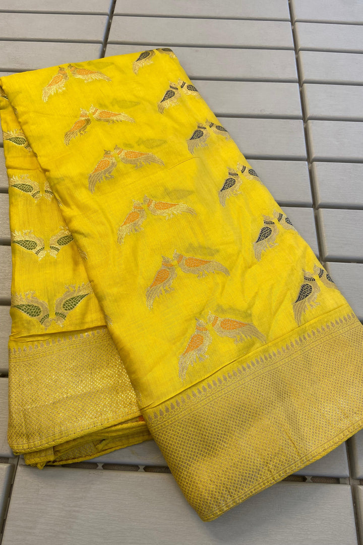 Unfolding Beauty Designer Silk Saree