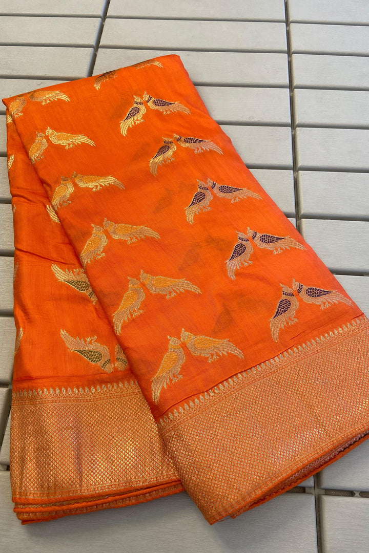 Unfolding Beauty Designer Silk Saree