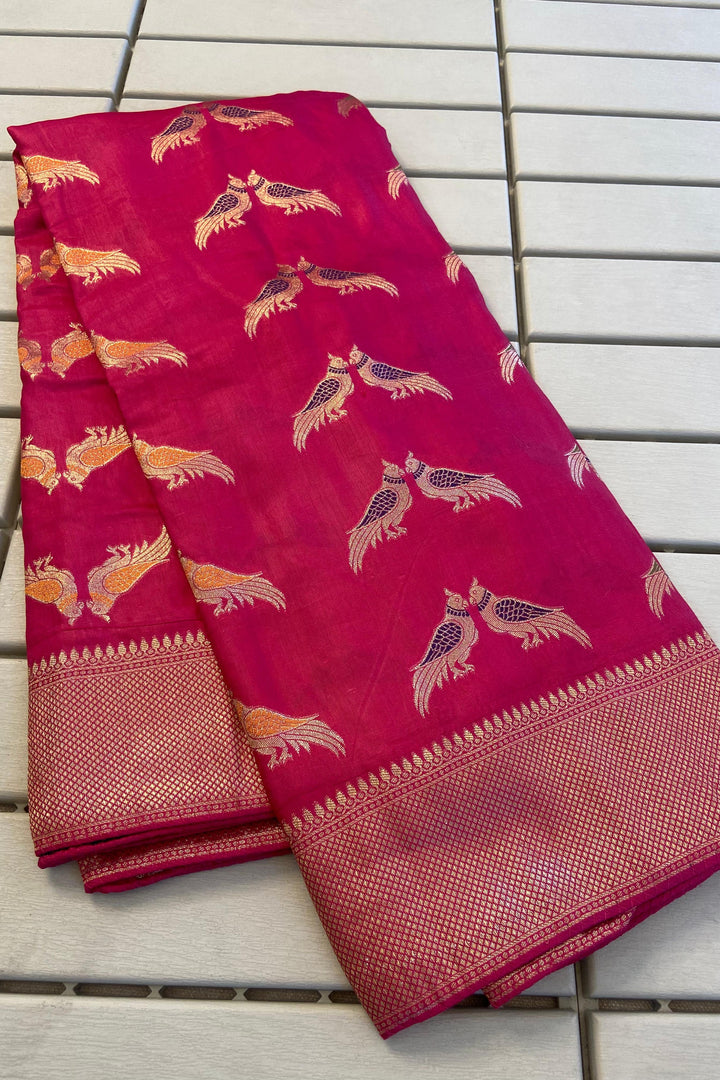 Unfolding Beauty Designer Silk Saree