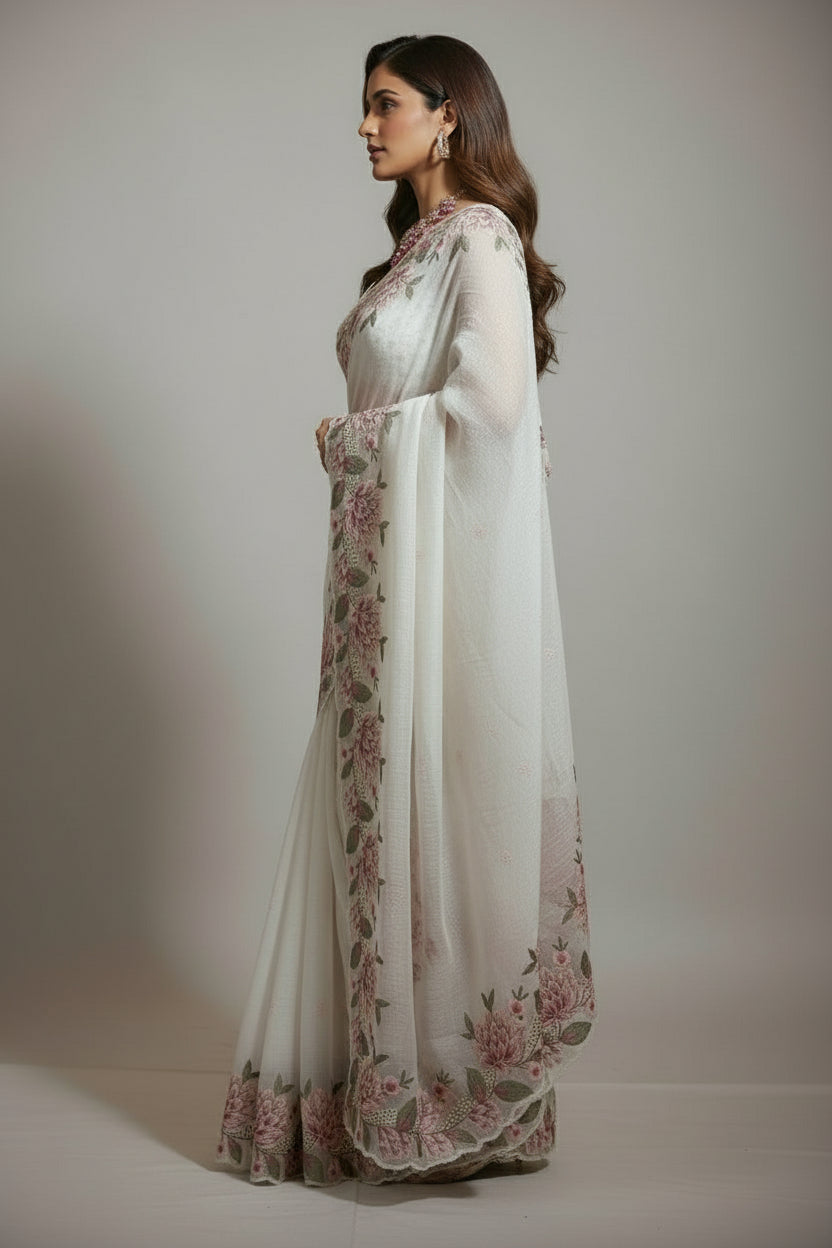 Just Like The Season Crush Silk Saree