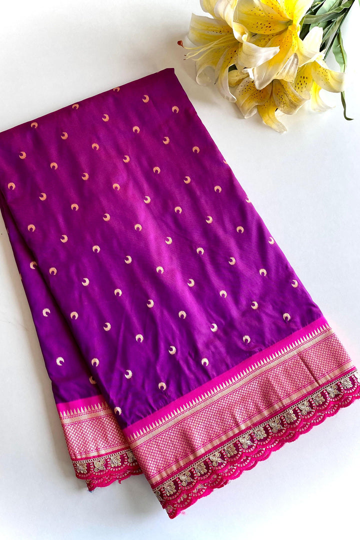 Full Moon Frenzy Paithani Silk Saree