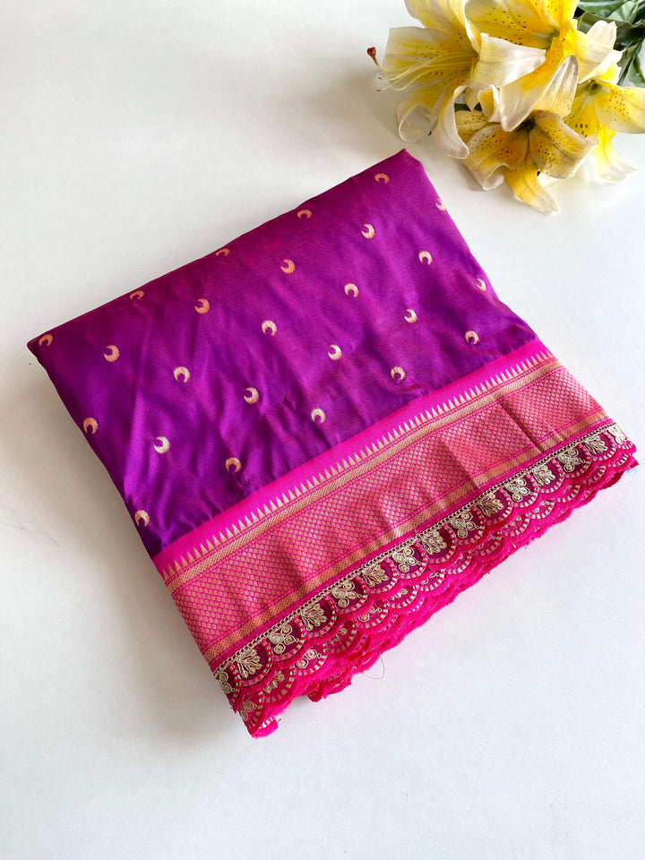 Full Moon Frenzy Paithani Silk Saree