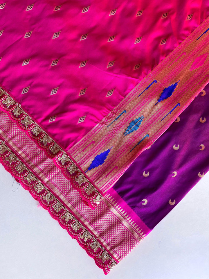 Full Moon Frenzy Paithani Silk Saree